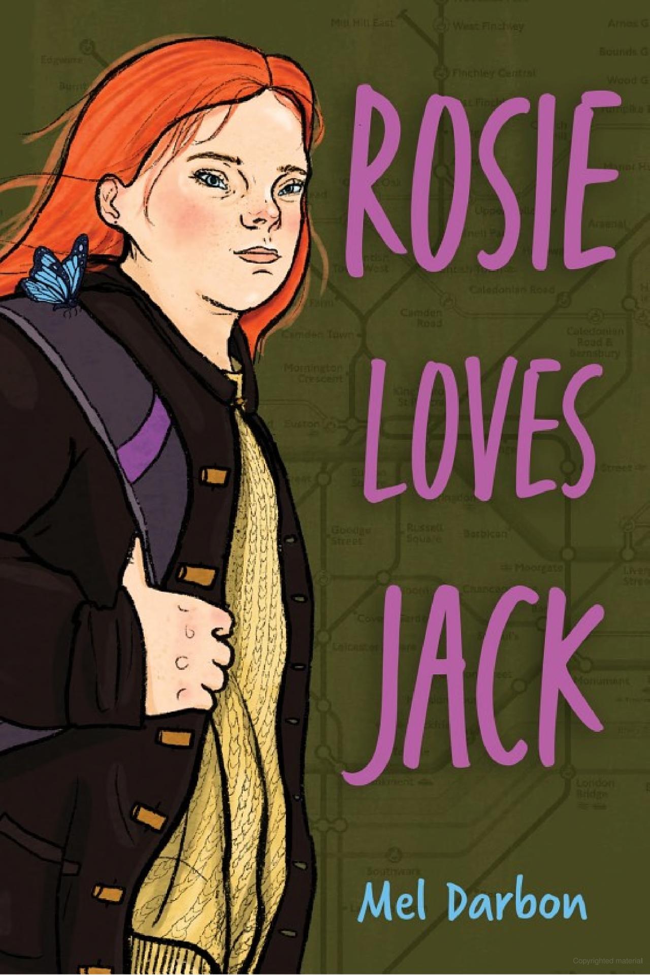 Book cover of "Rosie Loves Jack" by Mel Darbon