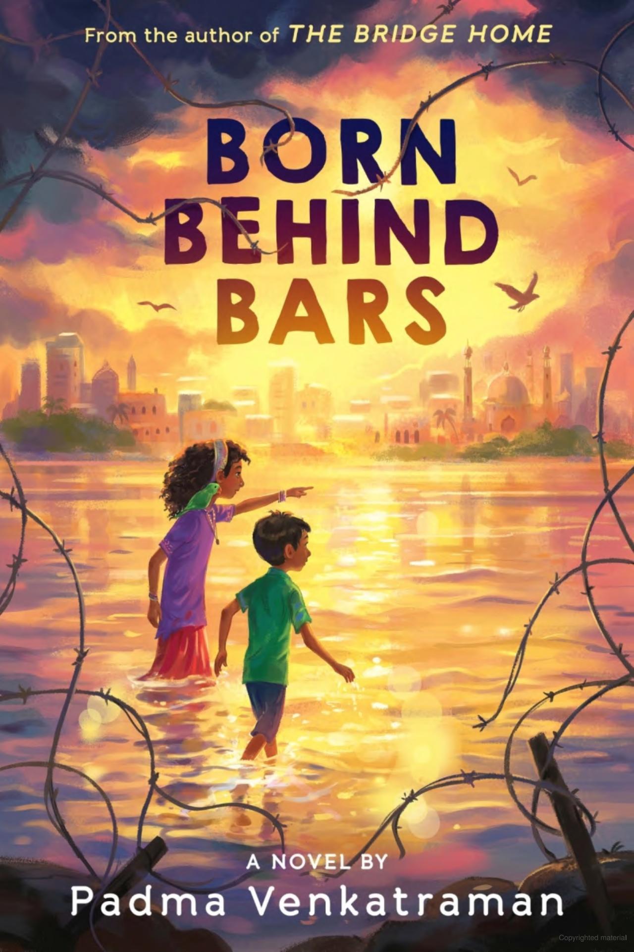 Book cover of "Born Behind Bars" by Padma Venkatraman