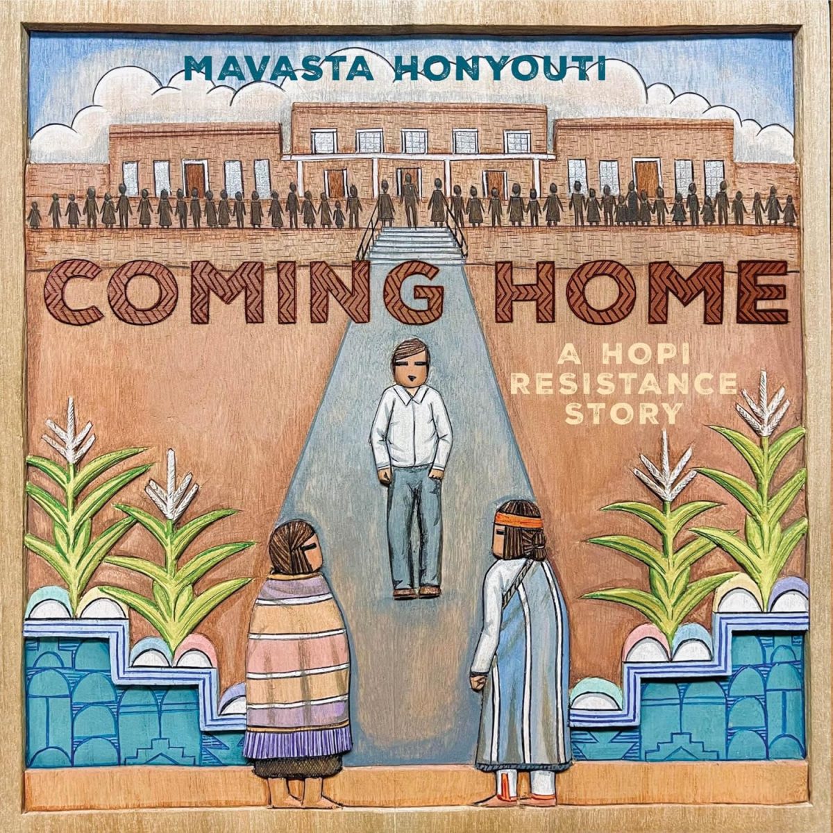Book cover of "Coming Home: A Hopi Resistance Story" by Mavasta Honyouti