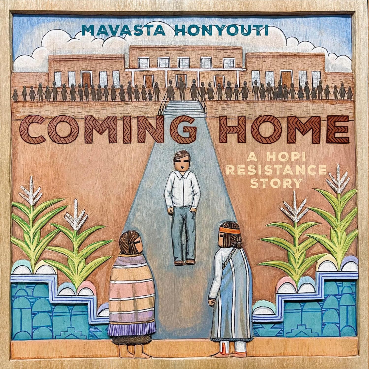 Book cover of "Coming Home: A Hopi Resistance Story" by Mavasta Honyouti